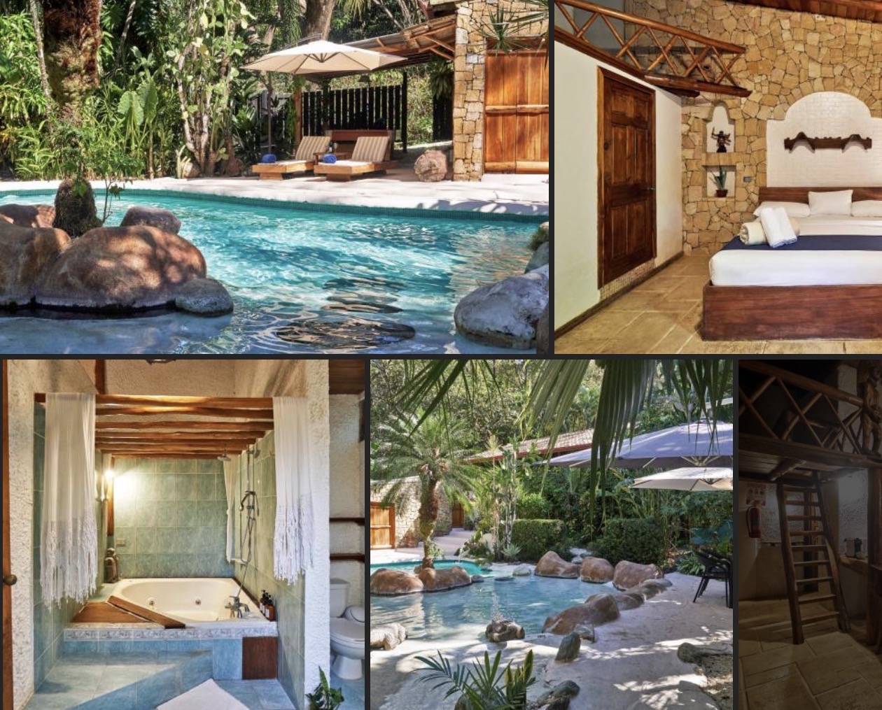 Accommodation: pool, rooms and jungle stay in Costa Rica